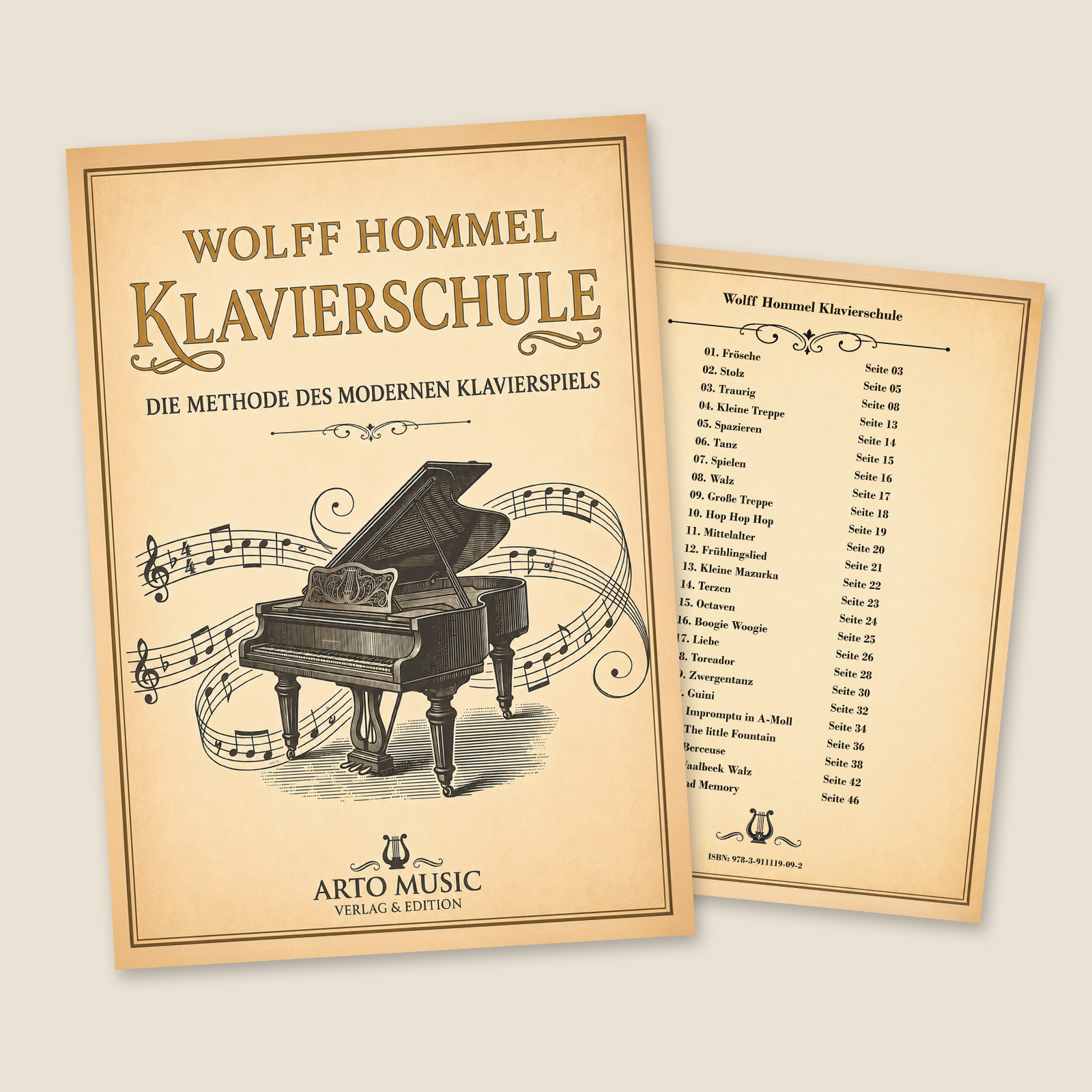 Klavierschule Notenheft